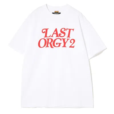 Pre-owned Human Made Men's  X Undercover Last Orgy 2 Gdc T-shirt In White