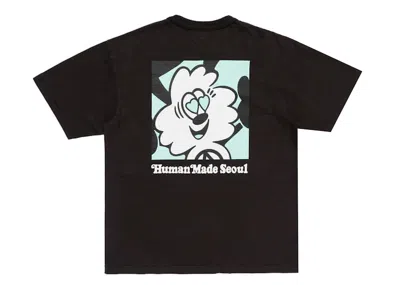 Pre-owned Human Made Men's  X Verdy Graphic T-shirt In Black
