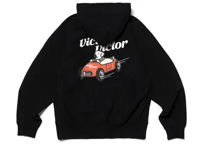 Pre-owned Human Made Men's  X Victor Victor Hoodie In Black