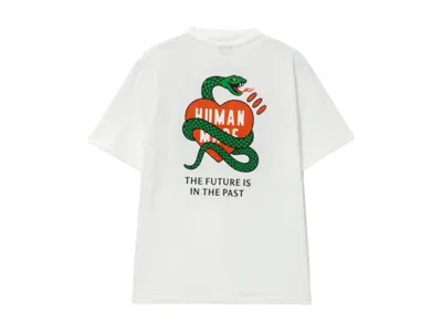 Pre-owned Human Made Men's  Year Of The Snake Graphic T-shirt In White