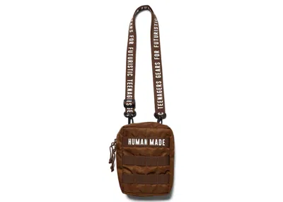 Pre-owned Human Made Military #2 Pouch (ss23) In Brown