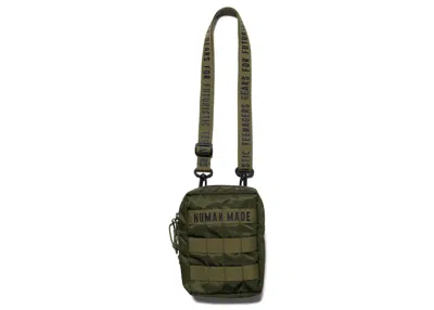 Pre-owned Human Made Military #2 Pouch (ss23) In Olive Drab In Green