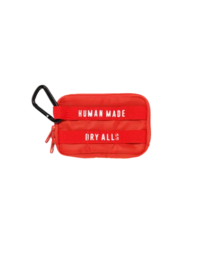 Human Made Kids' Military Card Case In Red