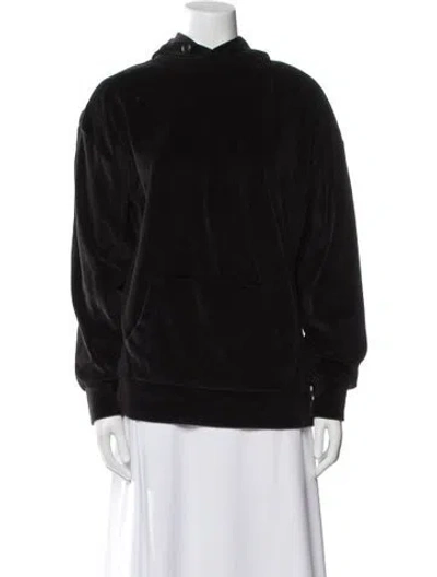 Pre-owned Human Made Mock Neck Long Sleeve Sweatshirt In Black