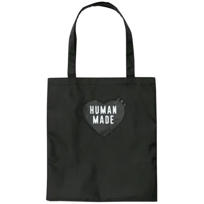 Pre-owned Human Made Nylon Ripstop Heart Tote Bag 'black' | Men's Size Onesize