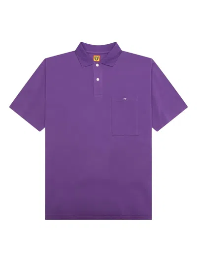 Human Made Patch-pocket Polo Shirt In Purple
