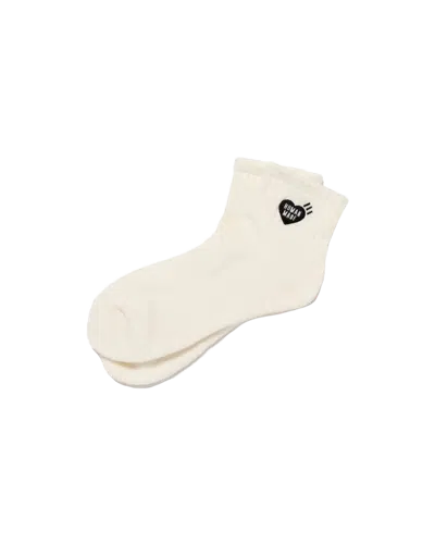 Human Made Kids' Pile Short Socks In Gold