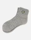 Human Made Pile Short Socks In Grey