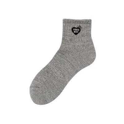 Pre-owned Human Made Pile Short Socks 'grey' | Men's Size L In Gray