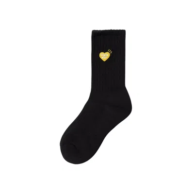 Pre-owned Human Made Pile Socks 'black'
