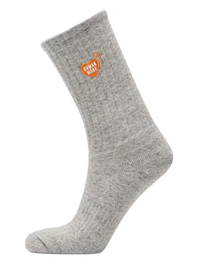 Human Made Pile Socks In Gray