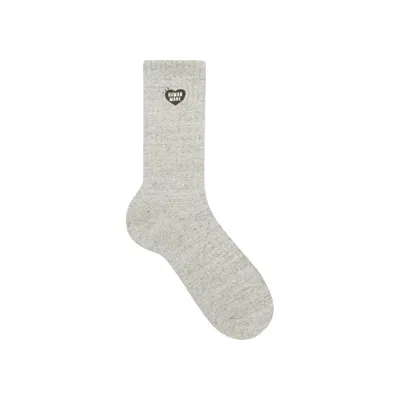 Pre-owned Human Made Pile Socks 'grey' | Men's Size M In Gray