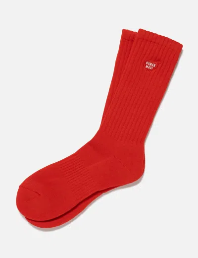 Human Made Pile Socks In Red