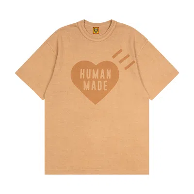 Pre-owned Human Made Plant Dyed T-shirt #3 'beige' In Tan