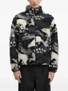 Human Made Polar-bear Fleece Jacket In Gray