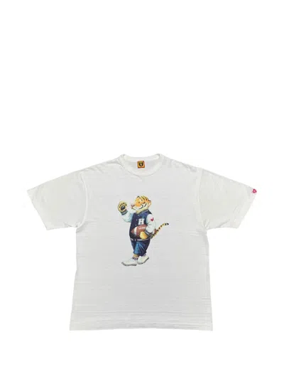 Human Made Preppy Tiger T-shirt In White