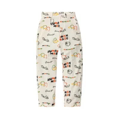 Pre-owned Human Made Printed Chino Pants 'white'