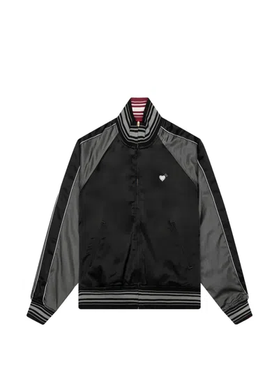 Human Made Reversible Satin Jacket In Black