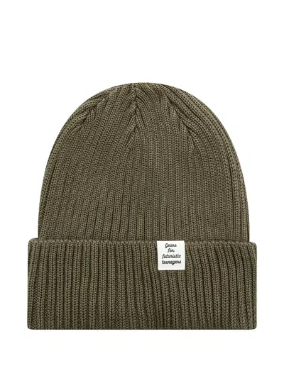 Human Made Rib-knit Beanie In Green