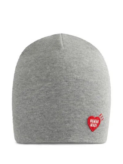 Human Made Gerippte Beanie In Grau