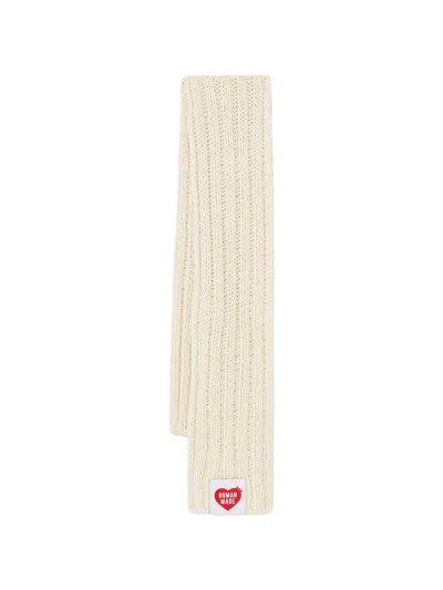 Human Made Ribbed Scarf In Neutral