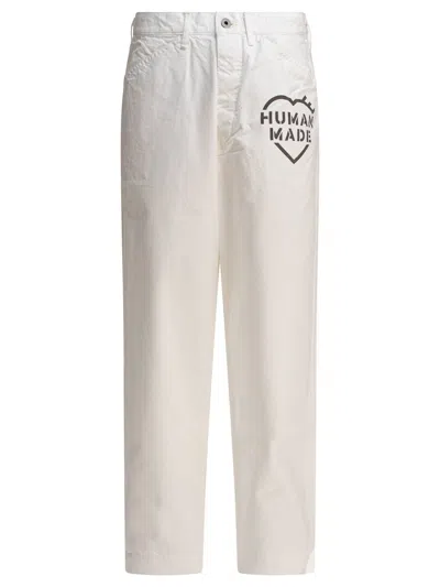 Human Made Sailor Trousers White