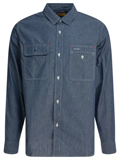 Human Made Shirts In Blue