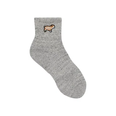 Pre-owned Human Made Short Pile Socks 'grey'