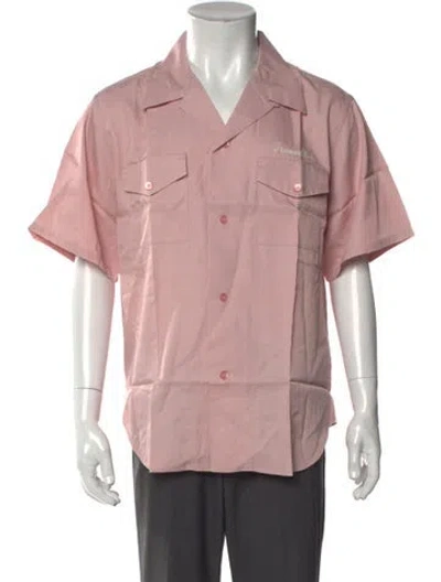 Pre-owned Human Made Short Sleeve Shirt In Pink