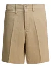 Human Made Beige Cotton Shorts In Brown