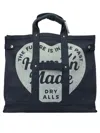 Human Made Large Logo-print Tote Bag In Blue