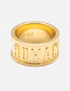 Human Made Silver Ring In Gold
