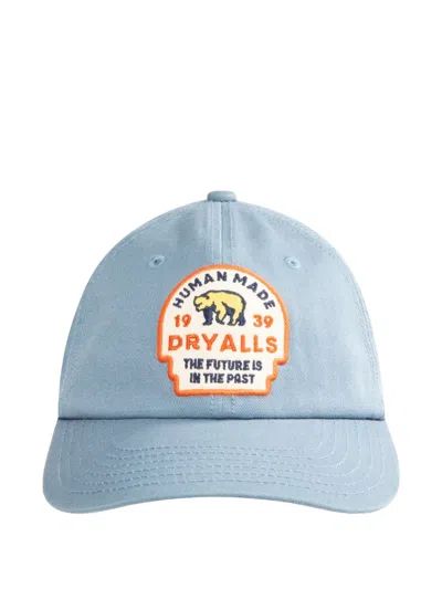 Human Made Six-panel Patch Twill Cap In Blue