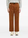 Human Made Slide-buckled Trousers In Brown
