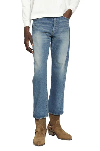 Human Made Straight Denim Pants Future In Blue