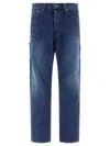 Shop Human Made Straight Jeans Blue