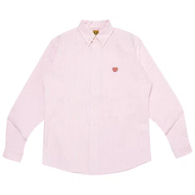 Pre-owned Human Made Stripe Oxford Shirt 'pink'