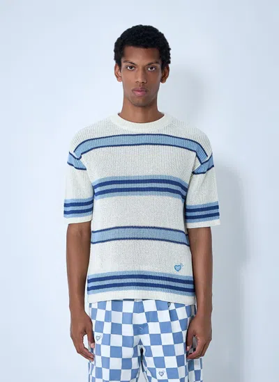 Human Made Striped Knit Top In Multi