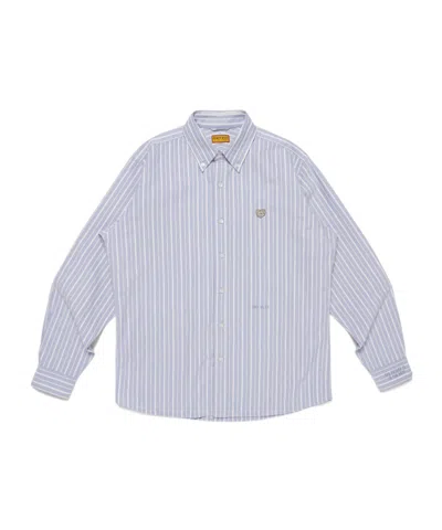 Human Made Striped Shirt In Blue