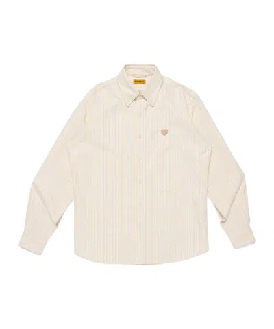 Human Made Striped Shirt In Neutral