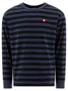 HUMAN MADE HUMAN MADE STRIPED T-SHIRT WITH LOGO PATCH