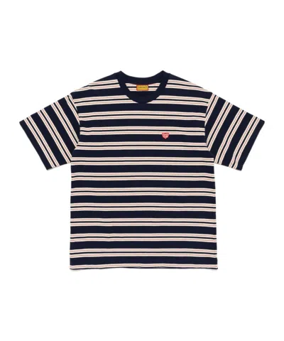Human Made Striped T-shirt In Blue