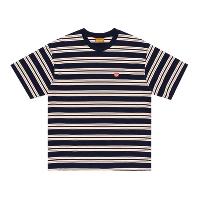 Pre-owned Human Made Striped T-shirt 'navy' | Blue | Men's Size Xxl