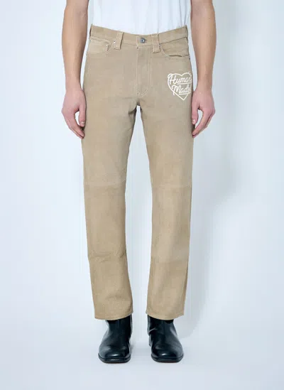 HUMAN MADE SUEDE PANTS