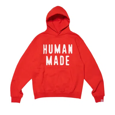 Pre-owned Human Made Sweat Hoodie #2 'red'