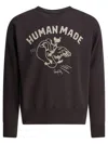 Human Made Tsuriami Graphic-print Cotton Sweatshirt In Black