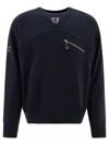 Human Made Sweatshirt With Functional Zipper Pocket In Black