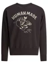 Human Made Tsuriami Graphic-print Cotton Sweatshirt In Brown