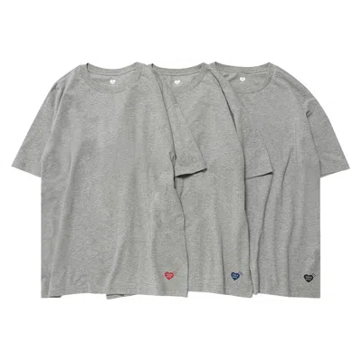 Pre-owned Human Made T-shirt (3 Pack) 'grey'