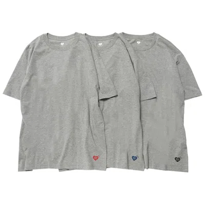 Pre-owned Human Made T-shirt Set (3 Pack) 'grey' | Men's Size M